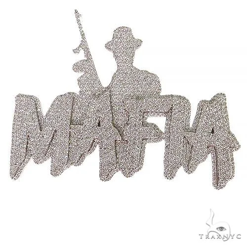 RINA - For Him CUSTOM Custom Made Mafia Diamond Pendant 68356 in Rose Gold – Pendant