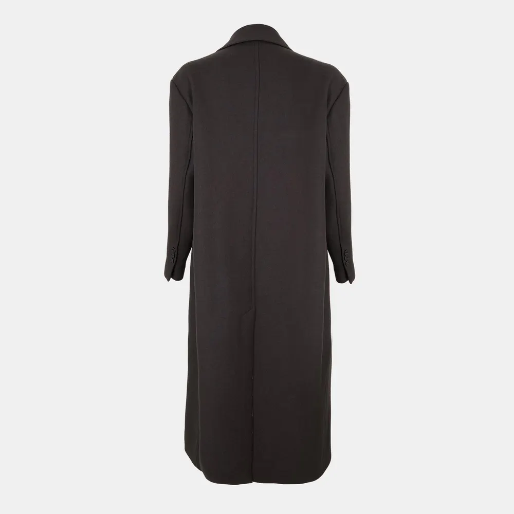 Ami Paris Men's Manteau Structured Overcoat in Anthracite 020, additional product view 2