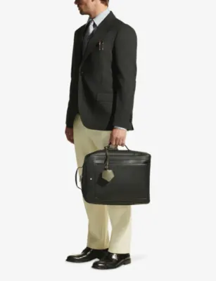 MONTBLANC Companion Rectangular Sartorial Leather Backpack detail 2
