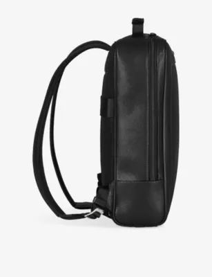 MONTBLANC Companion Rectangular Sartorial Leather Backpack detail 3