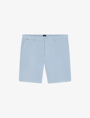 BOSS Straight-Leg Stretch-Cotton Shorts
