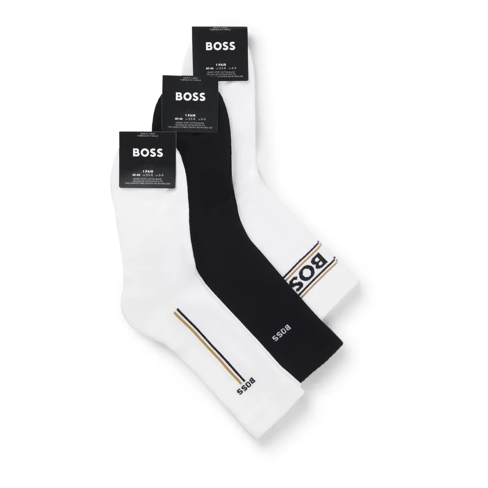 Boss 3-Pack Logo Socks detail 2