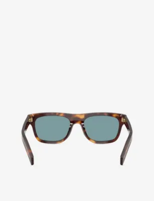 PRADA PR B12S Pillow-Frame Acetate Sunglasses detail 3