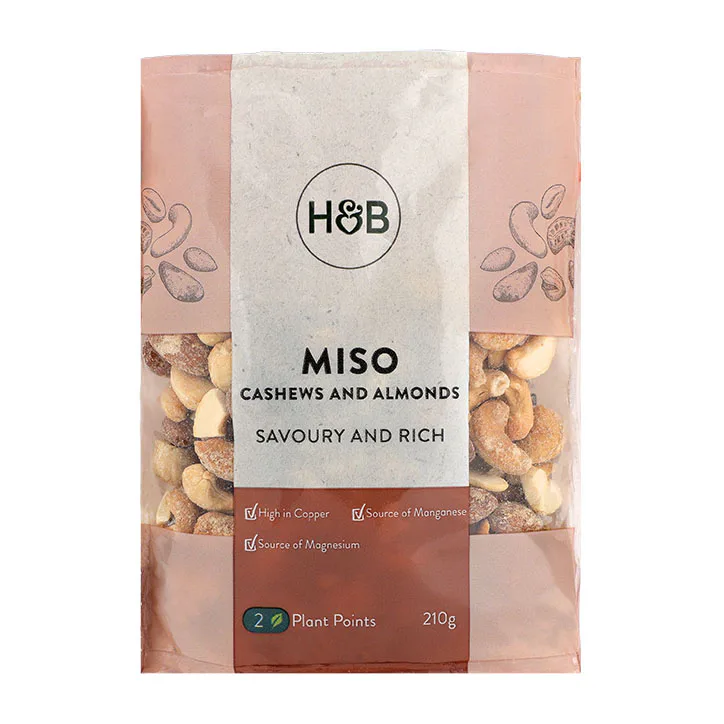 For Him Miso Cashews & Almonds 210g