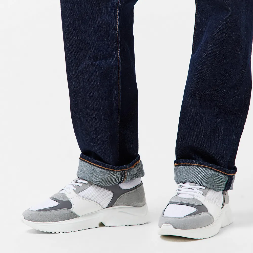 Android Homme Topanga Sneakers in Light Grey, additional product view 3