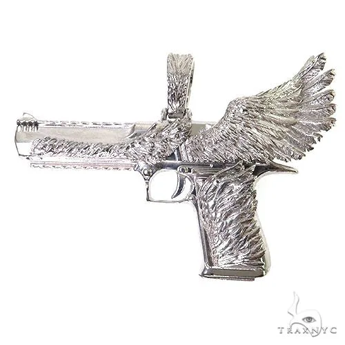 MARYAM - For Him SILVER .925 Silver Desert Eagle Gun Pendant Large 69153 – Pendant