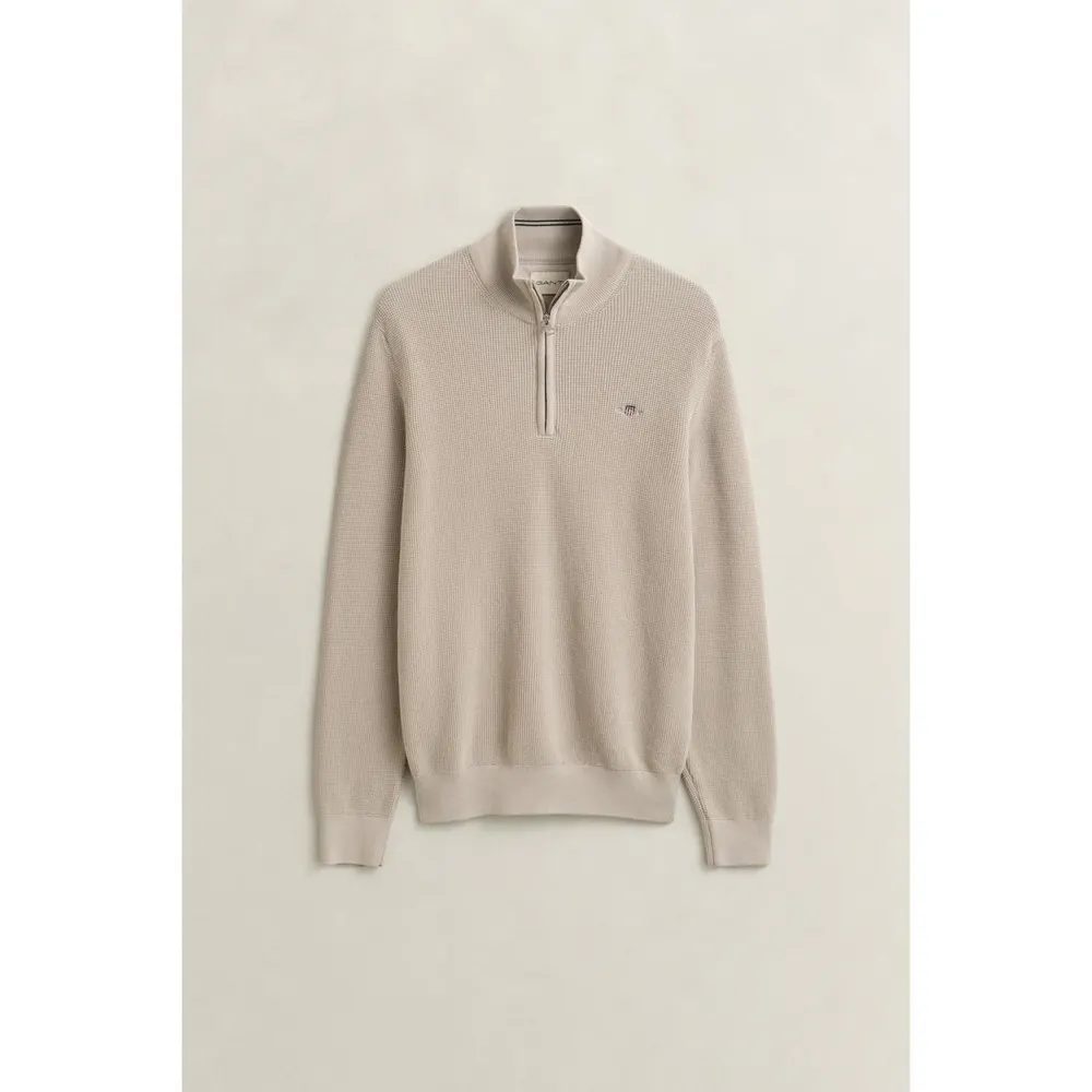 Gant Men's Cotton 1/4-Zip Knitted Top