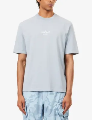 STONE ISLAND Archivio-Print Short-Sleeve Cotton-Jersey T-Shirt detail 3