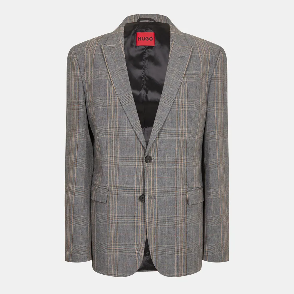 Hugo Men's Formal Jacket in Medium Brown – Clothing