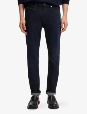 BOSS Delaware Slim-Fit Stretch-Denim Jeans - 31/32 in NAVY, additional product view 3