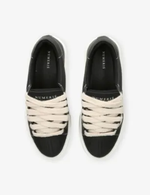 NUMERIS Eclipse Leather Trainers - EUR 43 / 9 UK MEN in BLACK/COMB, additional product view 2