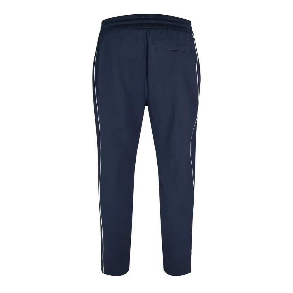 Boss Men's Lamont Closed Hem Woven Tracksuit Joggers detail 2