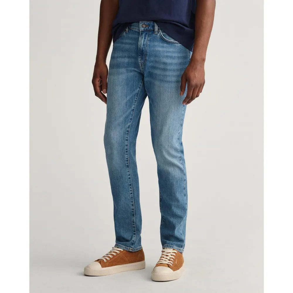 Gant Hayes Slim Fit Jeans in Blue, additional product view 2