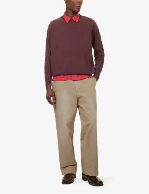 A.PRESSE Crew-Neck Cotton Sweatshirt detail 2