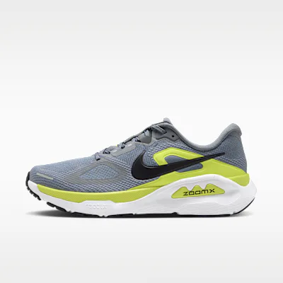 Nike Structure Plus Men's Road Running Shoes - Cool Grey/Lemon Venom/White/Black