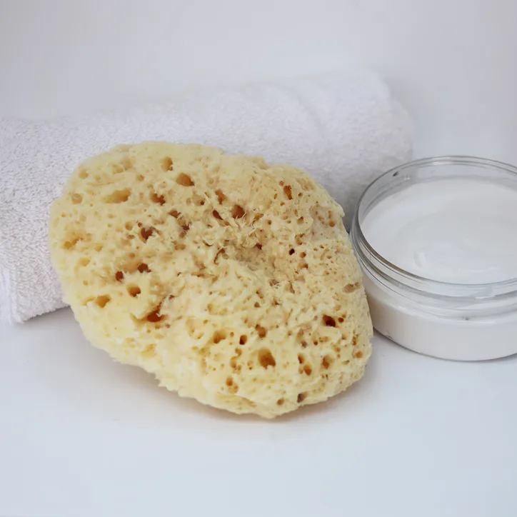 SpongeBox Natures Touch Sheep Wool Gentle Body & Bath Natural Sea Sponge 5-5.5 Inches, additional product view 3