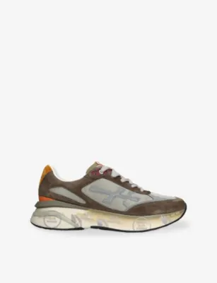 PREMIATA Moerun Suede and Mesh Trainers - EUR 42 / 8 UK MEN in GREEN OTH – Mens | Trainers | Lace up trainers