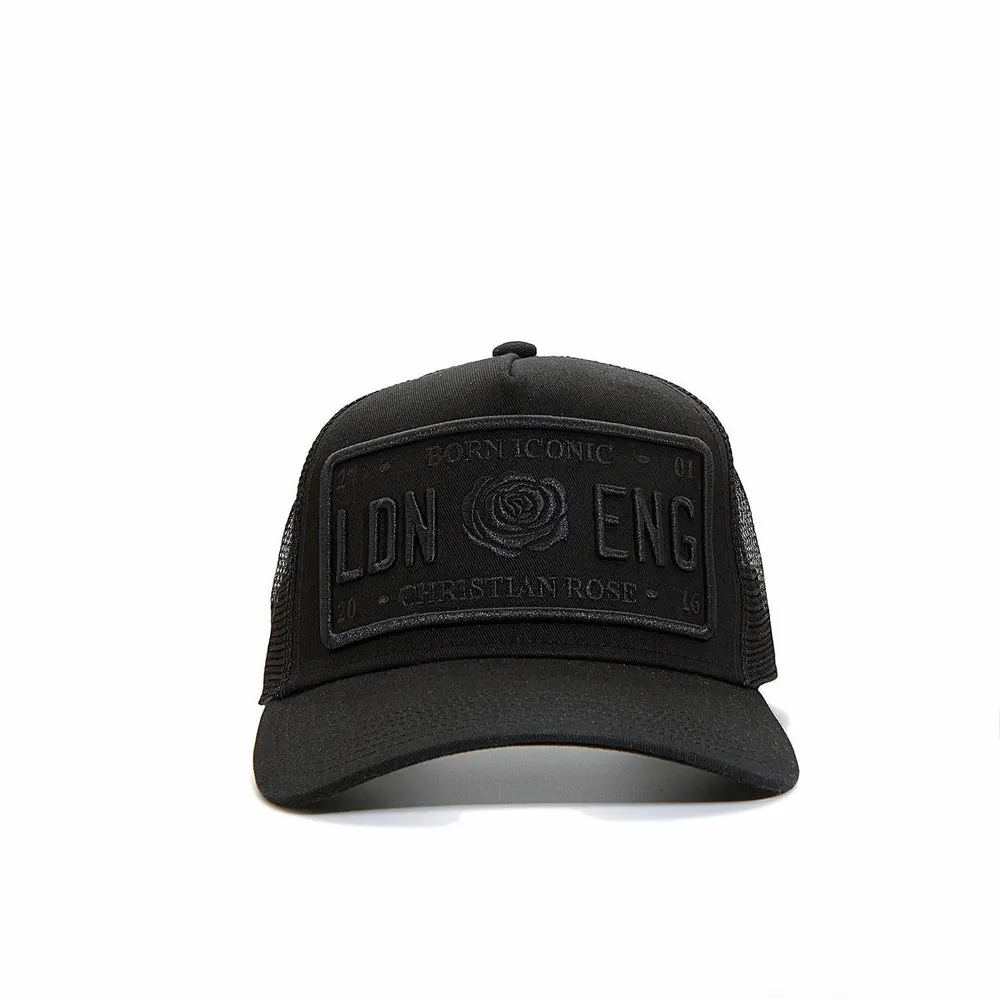 Christian Rose Iconic Plate Trucker Cap detail 2