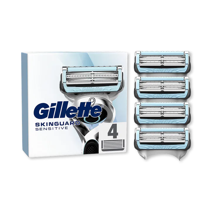 Gillette SkinGuard Sensitive Razor Blade Refills for Men, 4 Blades detail 2