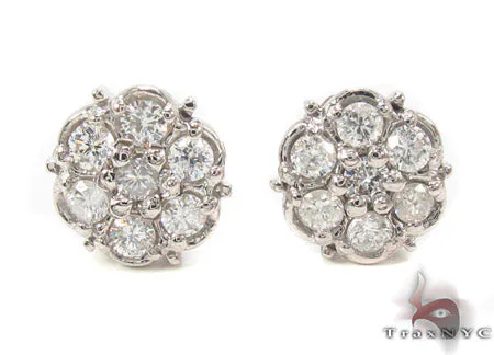 RINA - For Him FACTORY Prong Diamond Earrings 33436 in Rose Gold – Earrings