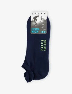 FALKE Cool Kick Knitted Stretch-Woven Socks - DARK GREY - 8-9 detail 3