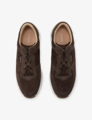 REISS Grant Suede Trainers - EUR 42 / 8 UK MEN in CHOCOLATE BROWN, additional product view 2