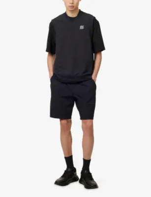 MANORS Greenskeepers Elasticated-Waist Stretch-Woven Shorts detail 2