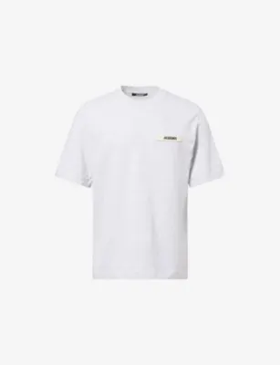 JACQUEMUS Le Gros Grain Cotton-Jersey T-Shirt - BROWN detail 2