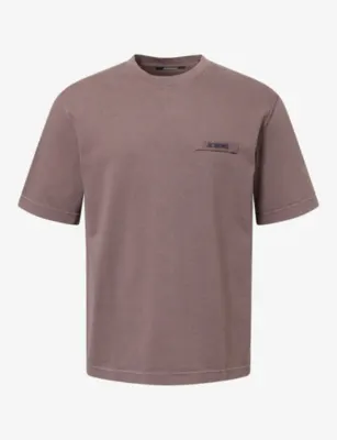 JACQUEMUS Le Gros Grain Cotton-Jersey T-Shirt - BROWN