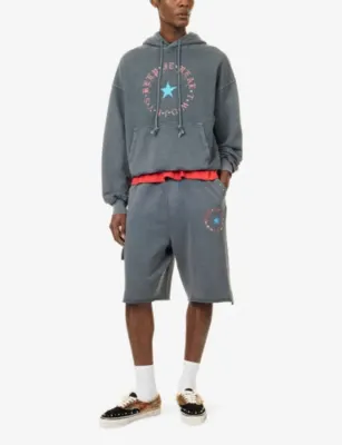 TWOJEYS Keep it Real Cotton-Jersey Sweat Shorts detail 2