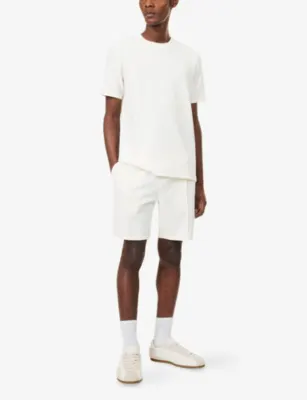 ARNE Pleated Straight-Leg Woven Shorts detail 2