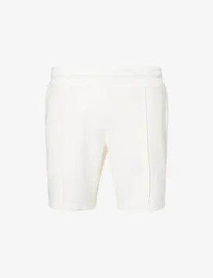ARNE Pleated Straight-Leg Woven Shorts