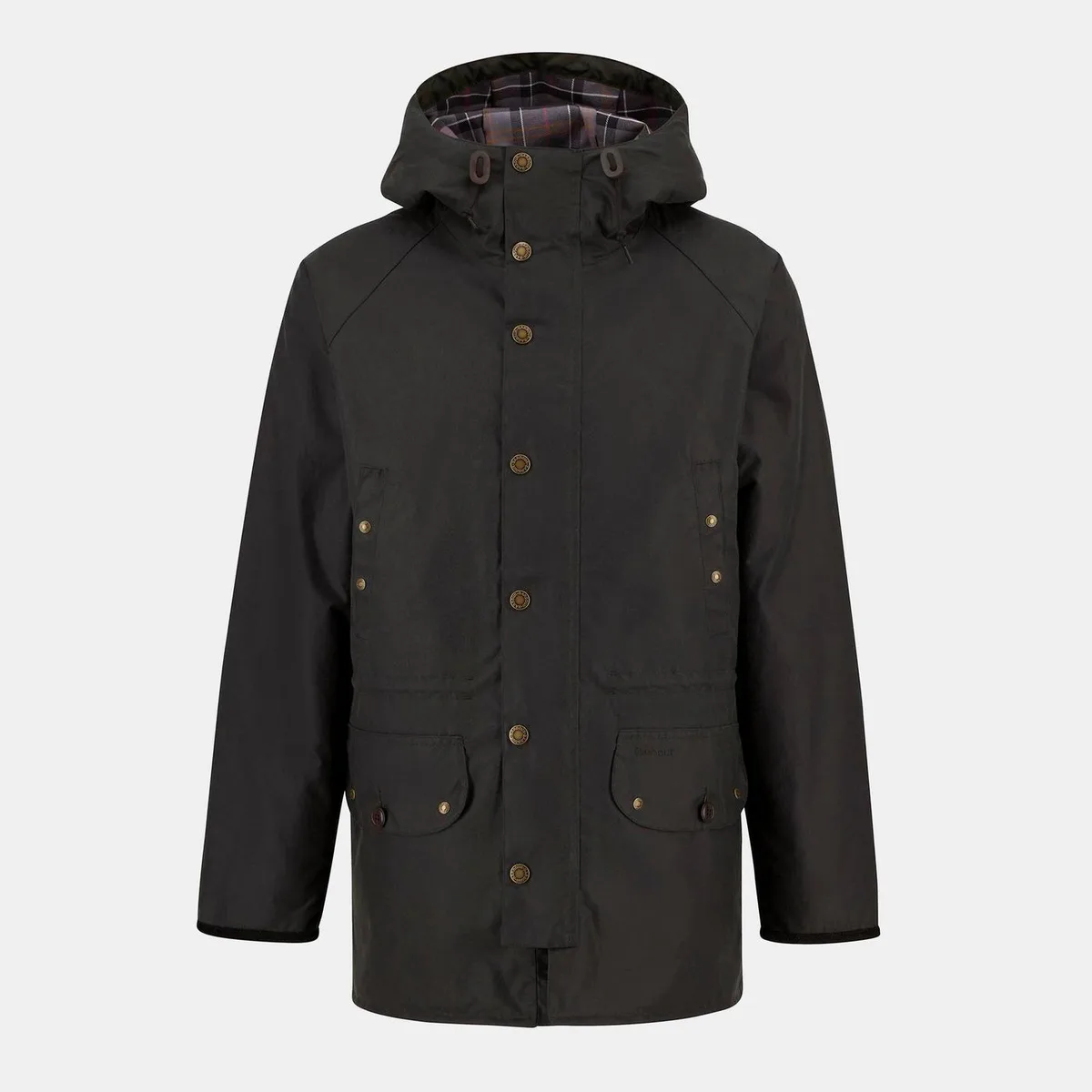 Barbour Men's Reel Waxed Long Sleeve Wax Jacket