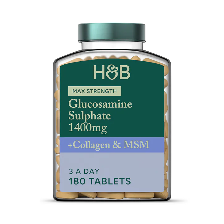 For Him Holland and Barrett Max Strength Glucosamine Sulphate 1400mg 180 tablets