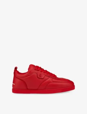 CHRISTIAN LOUBOUTIN SK VI Leather Trainers - EUR 43.5 / 9.5 UK MEN in LOUBI – Mens | Trainers | Lace up trainers