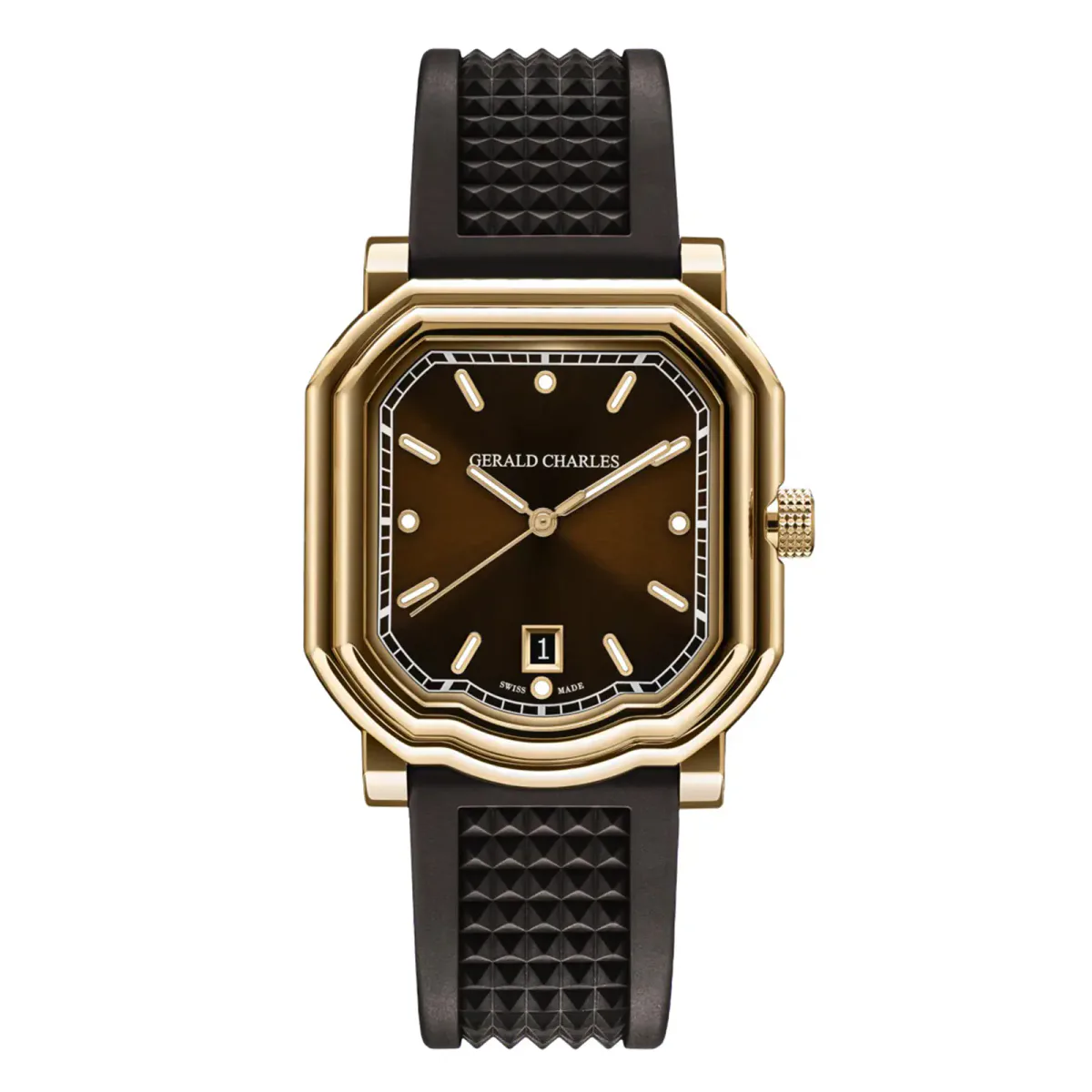 Gerald Charles Maestro 2.0 Ultra-Thin 39mm Mens Watch Brown
