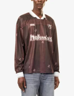 NAHMIAS Scribble Long-Sleeve Jersey Top detail 3