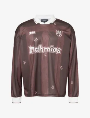 NAHMIAS Scribble Long-Sleeve Jersey Top