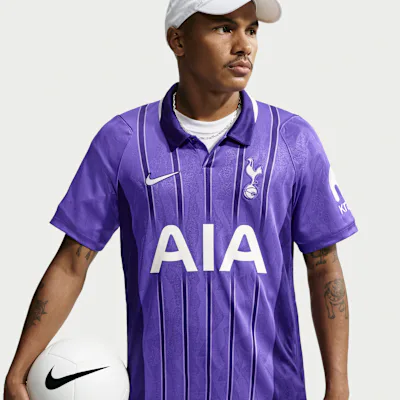 Nike Tottenham Hotspur 2026/27 Stadium Third Men's Nike Dri-FIT Football Replica Shirt - Psychic Purple/New Orchid/White