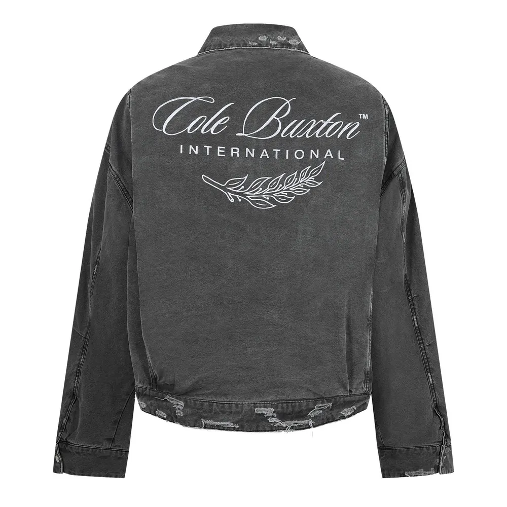 Cole Buxton Men's Inter Work Leather Jacket detail 2