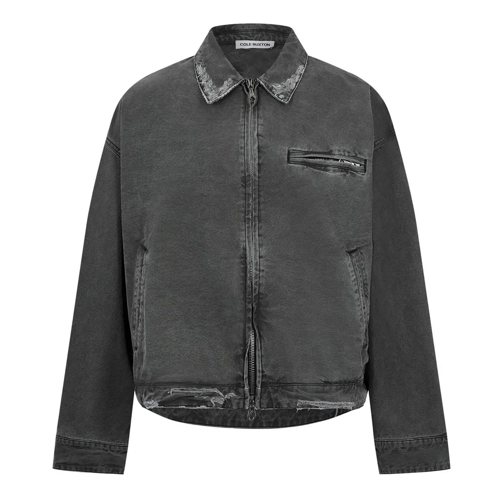Cole Buxton Men's Inter Work Leather Jacket