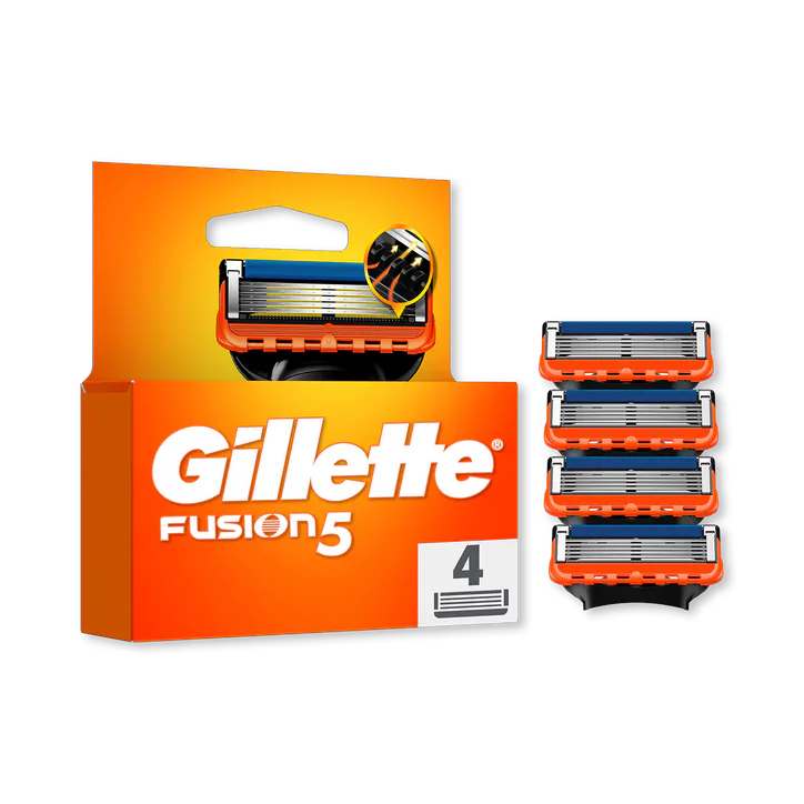 Gillette Fusion5 Razor Refills For Men, 4 Razor Blade Refills detail 2