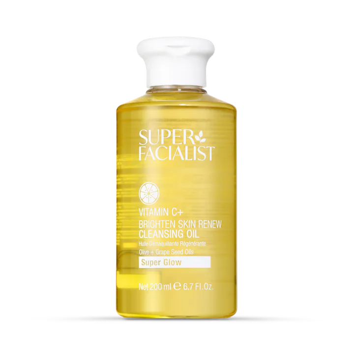 Super Facialist Vitamin C+ Brighten Skin Renew Cleansing Oil 200ml