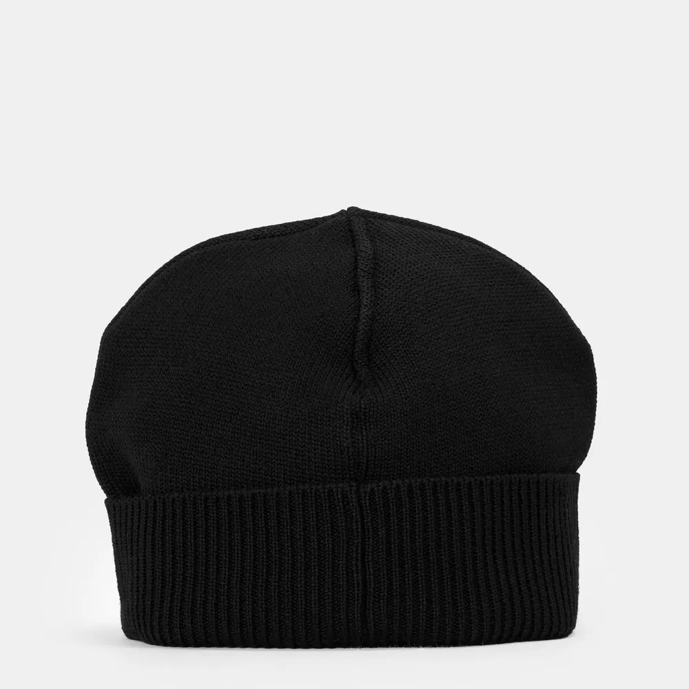 Massimo Osti Studio Men's Beanie in Black 999, additional product view 2