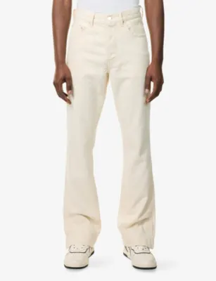 AMIRI Straight-Leg Flared Denim Jeans detail 3