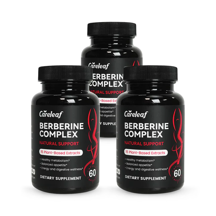 careleaf Berberine Complex Capsules 3 x 60 Capsules