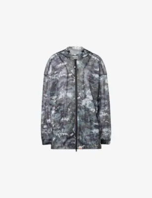 A BATHING APE Multi-Pixel Camo-Print Mesh Hoody