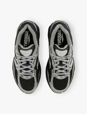 SAUCONY Progrid Omni 9 Woven Trainers - 4.5 in BLACK SILVER, additional product view 2
