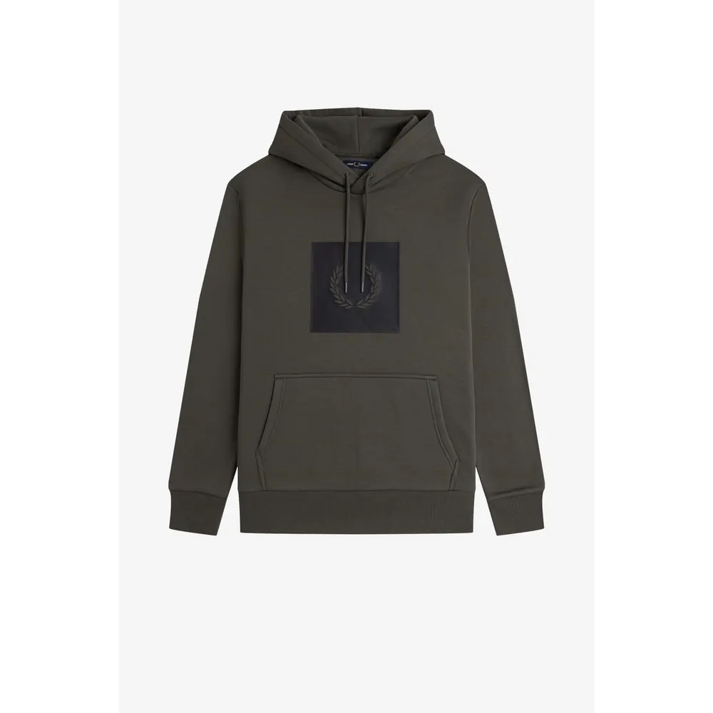 Fred Perry Men's Box Graphic Pull Over Hoodie