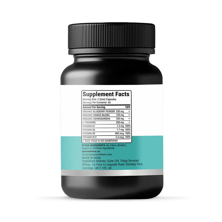 OJAIS MEMORY & BRAIN SUPPORT 60 CAPS, additional product view 2